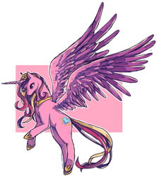 Size: 1024x1151 | Tagged: safe, artist:equihissss, imported from derpibooru, princess cadance, female, flying, solo
