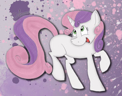 Size: 1024x806 | Tagged: safe, artist:aria-design, imported from derpibooru, sweetie belle, female, open mouth, solo