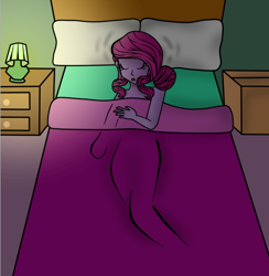 Size: 600x616 | Tagged: safe, artist:purpleloverpony, imported from derpibooru, oc, oc only, oc:jeweletta, equestria girls, sleeping, solo