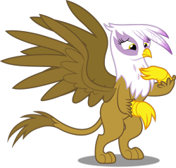 Size: 5000x4761 | Tagged: safe, artist:dashiesparkle, imported from derpibooru, gilda, griffon, the lost treasure of griffonstone, absurd resolution, bipedal, female, simple background, solo, transparent background, vector