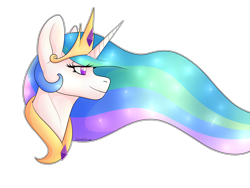 Size: 3264x2448 | Tagged: safe, artist:coralcloud, imported from derpibooru, princess celestia, pony, female, mare, portrait, simple background, solo, transparent background