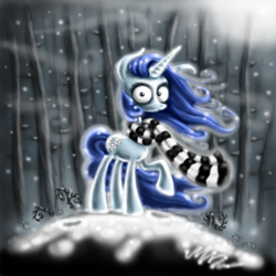 Size: 2126x2126 | Tagged: safe, artist:deathcutlet, imported from derpibooru, oc, oc only, pony, unicorn, clothes, corpse bride, female, mare, scarf, solo, style emulation, tim burton