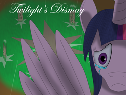 Size: 4000x3000 | Tagged: safe, artist:xhardwirex, imported from derpibooru, twilight sparkle, alicorn, pony, crying, fanfic art, fanfic cover, female, graveyard, immortality, immortality blues, mare, solo, twilight sparkle (alicorn), twilight will outlive her friends