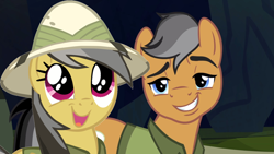 Size: 1920x1080 | Tagged: safe, edit, edited screencap, imported from derpibooru, screencap, daring do, quibble pants, earth pony, pegasus, pony, stranger than fan fiction, 1000 hours in ms paint, daringpants, female, male, mare, ms paint, shipping, stallion, straight, stupid sexy quibble pants