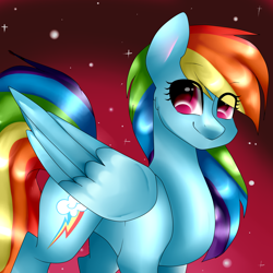 Size: 2000x2000 | Tagged: safe, artist:thecreativerey, imported from derpibooru, rainbow dash, pegasus, pony, female, mare, solo