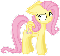 Size: 962x899 | Tagged: safe, artist:casanova-mew, imported from derpibooru, fluttershy, pegasus, pony, female, mare, simple background, solo, sticker, transparent background