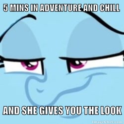 Size: 500x500 | Tagged: safe, edit, edited screencap, imported from derpibooru, screencap, rainbow dash, stranger than fan fiction, caption, cropped, faic, image macro, innuendo, meme, netflix and chill