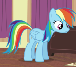 Size: 366x323 | Tagged: safe, imported from derpibooru, screencap, rainbow dash, pony, stranger than fan fiction, cute, female, mare, pouting, solo