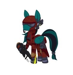 Size: 4071x4178 | Tagged: safe, artist:etiluos, imported from derpibooru, pegasus, pony, absurd resolution, army, gun, weapon