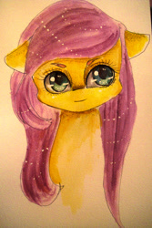 Size: 2672x4000 | Tagged: safe, artist:anuhanele, imported from derpibooru, fluttershy, acrylic painting, traditional art