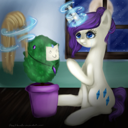 Size: 1024x1024 | Tagged: safe, artist:anuhanele, imported from derpibooru, rarity, party of one, alone, crying, sad