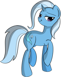 Size: 2500x3152 | Tagged: safe, artist:datapony, imported from derpibooru, trixie, pony, unicorn, female, mare, simple background, smiling, solo, transparent background