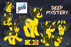 Size: 1262x835 | Tagged: safe, artist:deep mystery, imported from derpibooru, oc, oc only, oc:deep mystery, pony, unicorn, reference sheet