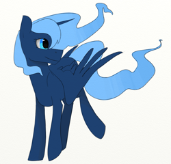 Size: 741x712 | Tagged: safe, artist:amber flicker, imported from derpibooru, princess luna, female, queen luna, running, solo