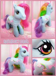 Size: 3684x4955 | Tagged: safe, artist:anteeksi, imported from derpibooru, rainbow dash (g3), absurd resolution, g3, irl, photo, solo, toy