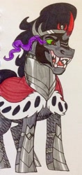Size: 1024x2169 | Tagged: safe, artist:lorelei, artist:ninetailedfoxfox, imported from derpibooru, king sombra, male, solo