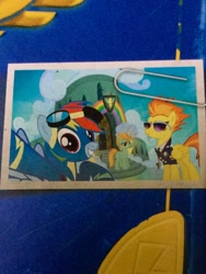 Size: 1974x2631 | Tagged: safe, imported from derpibooru, lightning dust, rainbow dash, spitfire, the wonderbolts academy handbook, wonderbolts academy, selfie, sunglasses