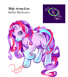 Size: 639x719 | Tagged: safe, artist:tamisery, imported from derpibooru, oc, oc only, oc:skip to my lou, cutie mark, g3, simple background, solo, vector, white background