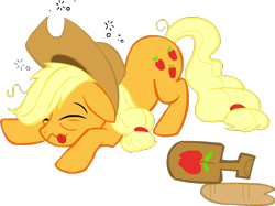 Size: 734x550 | Tagged: safe, imported from derpibooru, applejack, alcohol, cider, drunk, drunk aj, simple background, transparent background, vector