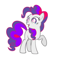 Size: 1152x1152 | Tagged: safe, artist:motownwarrior01, imported from derpibooru, oc, oc only, oc:enchantment, robot, implied pinkie pie, implied rarity, implied twilight sparkle, recolor, simple background, solo, transparent background