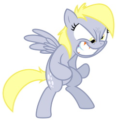 Size: 4838x4998 | Tagged: safe, artist:mickeymonster, artist:zutheskunk, artist:zutheskunk traces, imported from derpibooru, derpy hooves, pegasus, pony, .svg available, absurd resolution, angry, female, mare, physical vulgar, rage, simple background, solo, transparent background, vector, vector trace