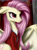 Size: 2160x2881 | Tagged: dead source, safe, artist:aurelleah, imported from derpibooru, fluttershy, bat pony, pony, alushy, angry, badass, clothes, crossover, detailed, female, flutterbadass, flutterbat, frown, glare, looking away, race swap, realistic, reflection, solo, throne
