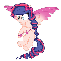 Size: 2060x2060 | Tagged: safe, artist:chelseaz123, imported from derpibooru, oc, oc only, oc:swirly pop, pegasus, pony, bracelet, colored wings, flying, gradient wings, jewelry, simple background, solo, transparent background, vector