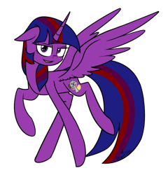 Size: 1024x1067 | Tagged: safe, artist:despotshy, imported from derpibooru, twilight sparkle, alicorn, pony, alternate cutie mark, female, simple background, solo, transparent background, twilight sparkle (alicorn)