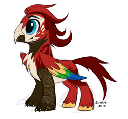 Size: 2621x2445 | Tagged: safe, artist:wicklesmack, imported from derpibooru, oc, oc only, classical hippogriff, hippogriff, solo