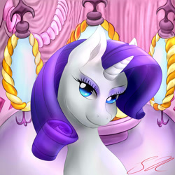 Size: 2880x2880 | Tagged: safe, artist:swiftriff, imported from derpibooru, rarity, pony, female, solo
