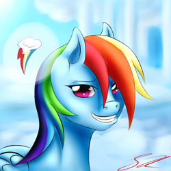 Size: 2880x2880 | Tagged: safe, artist:swiftriff, imported from derpibooru, rainbow dash, pony, female, solo