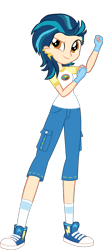 Size: 575x1389 | Tagged: safe, artist:sunsetshimmer333, imported from derpibooru, indigo zap, equestria girls, legend of everfree, clothes swap