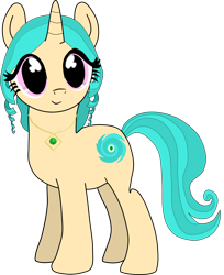 Size: 1000x1224 | Tagged: safe, artist:darkshadowhart, imported from derpibooru, oc, oc only, oc:virga virelai, pony, unicorn, cute, jewelry, necklace, solo