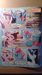 Size: 900x1600 | Tagged: safe, imported from derpibooru, cup cake, princess cadance, shining armor, comic:waiting for flurry heart, comic, official
