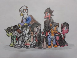 Size: 1024x768 | Tagged: safe, artist:fergarcia220, imported from derpibooru, dragon, griffon, zebra, dragonified, eiji hino, friendship is showtime!, gentaro kisaragi, griffonized, haruto souma, kamen rider, kamen rider drive, kamen rider fourze, kamen rider gaim, kamen rider ghost, kamen rider ooo, kamen rider w, kamen rider wizard, kouta kazuraba, philip (kamen rider w), ponified, shinnosuke tomari, shotaro hidari, species swap, takeru tenkuji, traditional art, zebrafied