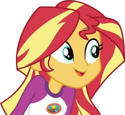 Size: 7000x6438 | Tagged: safe, artist:luckreza8, imported from derpibooru, sunset shimmer, equestria girls, legend of everfree, absurd resolution, clothes, female, open mouth, simple background, solo, transparent background, vector