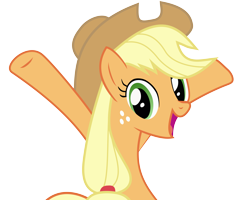 Size: 6237x5000 | Tagged: safe, artist:livehotsun, imported from derpibooru, applejack, friendship is magic, absurd resolution, cute, female, happy, jackabetes, simple background, smiling, solo, transparent background, vector