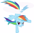 Size: 3968x3780 | Tagged: safe, artist:livehotsun, imported from derpibooru, rainbow dash, female, kicking, simple background, solo, transparent background, vector