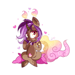 Size: 1200x1200 | Tagged: safe, artist:ipun, imported from derpibooru, oc, oc only, oc:gayatri mantra, pony, scented pony, unicorn, female, heart, heart eyes, mare, simple background, solo, transparent background, wingding eyes