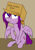 Size: 2056x2947 | Tagged: safe, artist:ampderg, imported from derpibooru, oc, oc only, oc:silica tetrahedron, pegasus, pony, bad poner box, box, colored pupils, cute, floppy ears, frown, lidded eyes, looking up, poner, raised hoof, sad, sitting, solo, spread wings, wing fluff