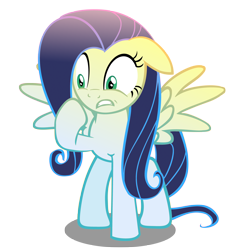 Size: 5000x5000 | Tagged: safe, artist:henx125, artist:linas3001, edit, imported from derpibooru, fluttershy, soarin', pony, absurd resolution, character to character, male to female, pony to pony, rule 63, simple background, solo, transformation, transgender transformation, transparent background, vector