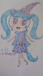 Size: 900x1600 | Tagged: safe, artist:bianca lubas, imported from derpibooru, trixie, equestria girls, traditional art