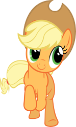 Size: 7159x12000 | Tagged: safe, artist:krazy3, imported from derpibooru, applejack, fall weather friends, .svg available, absurd resolution, female, inkscape, simple background, solo, transparent background, vector