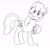 Size: 2421x2300 | Tagged: safe, artist:buttercupsaiyan, imported from derpibooru, cheerilee, book, female, looking at you, monochrome, puffy cheeks, solo, traditional art
