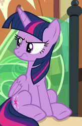 Size: 310x476 | Tagged: safe, imported from derpibooru, screencap, twilight sparkle, alicorn, pony, the times they are a changeling, cropped, cute, female, mare, solo, twilight sparkle (alicorn)