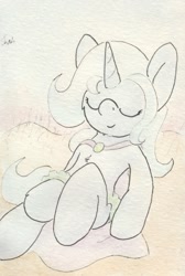 Size: 688x1023 | Tagged: safe, artist:slightlyshade, imported from derpibooru, trixie, pony, unicorn, female, mare, solo, traditional art