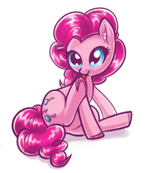 Size: 811x956 | Tagged: safe, artist:mcponyponypony, imported from derpibooru, pinkie pie, earth pony, pony, behaving like a cat, clothes, cute, diapinkes, female, hoof licking, licking, mare, pinkie cat, shoes, simple background, solo, tongue out, underhoof, white background