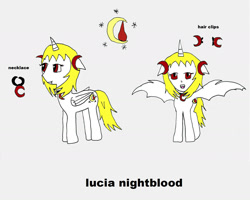 Size: 1600x1278 | Tagged: safe, artist:ask-luciavampire, imported from derpibooru, oc, oc only, alicorn, pony, vampire, vampony, tumblr:ask-luciavampire, alicorn oc, profile, tumblr
