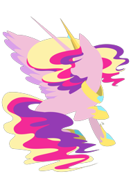 Size: 6133x8133 | Tagged: safe, artist:illustrativeauthor, imported from derpibooru, princess cadance, absurd resolution, female, minimalist, simple background, solo, transparent background