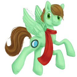 Size: 2000x2000 | Tagged: safe, artist:ghostlyscissors, imported from derpibooru, oc, oc only, pegasus, pony, clothes, scarf, solo